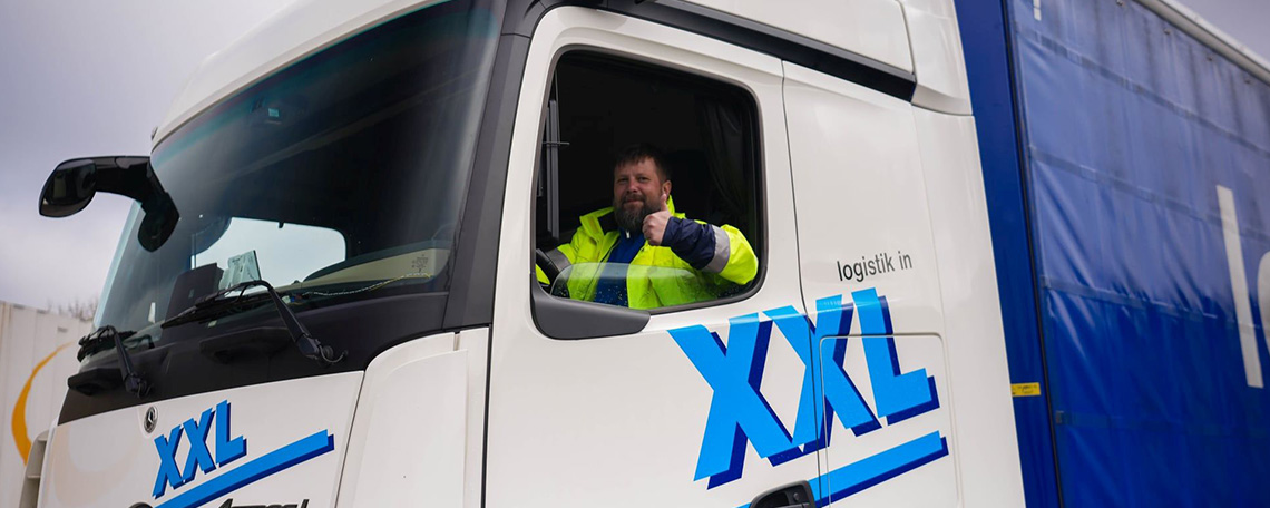 Fahrer im LKW